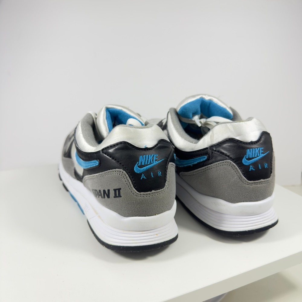Nike Air Span II Recrafted Mens Size 11 Grey Blue White AH8047-001 Sneakers - Picture 9 of 15